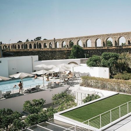 M'Ar De Ar Aqueduto Otel Évora Dış mekan fotoğraf The pool at the Hotel Grande Bretagne